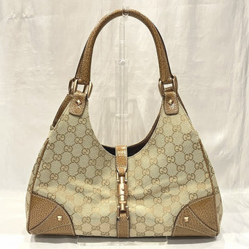 GUCCI New Jackie 124407 GG Canvas Bag Shoulder Ladies