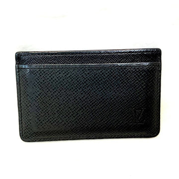 LOUIS VUITTON [] Porto Cal Sampur M30942 Taiga Ardoise [black/black] SP0044 business card holder pass case