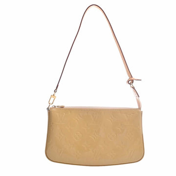 LOUIS VUITTON Vernis Lexington Pouch M91010 Beige Ladies