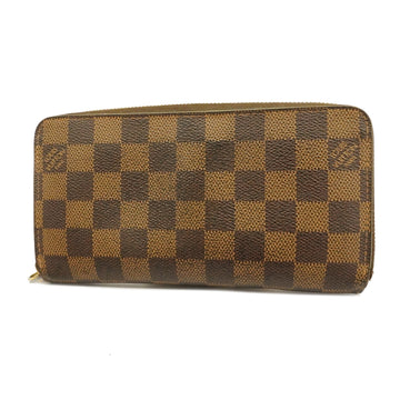 LOUIS VUITTONAuth  Damier Zippy Wallet N60015 Women's Long Wallet [bi-fold]