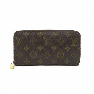 LOUIS VUITTON Monogram Zippy Wallet M60017 Round Zipper Long Unisex