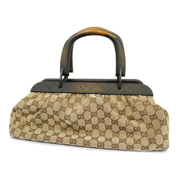 GUCCIAuth  Handbag 112683 Women's GG Canvas Beige