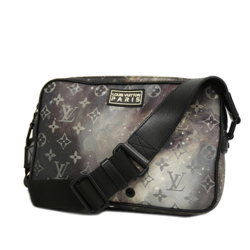 LOUIS VUITTONAuth  Monogram Galaxy Alpha Messenger M44165 Black