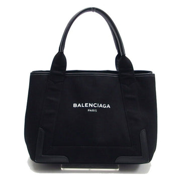 BALENCIAGA Navy Hippo S Tote Bag Black