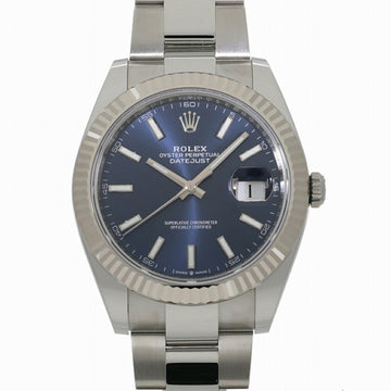 ROLEX Datejust 41 Bright Blue 126334 Men's Watch R3589