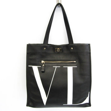 VALENTINO GARAVANI Garavani VLTN Women's Leather Tote Bag Black,White