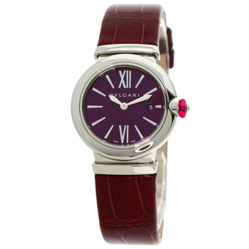 BVLGARI LU28C7SLD Le Chair Watch Stainless Steel/Leather Ladies