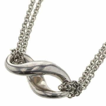 TIFFANY necklace infinity double chain silver 925 ladies &Co.