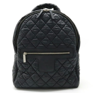 CHANEL Coco Cocoon Quilted Backpack Rucksack Daypack Nylon Leather Black Bordeaux A92559