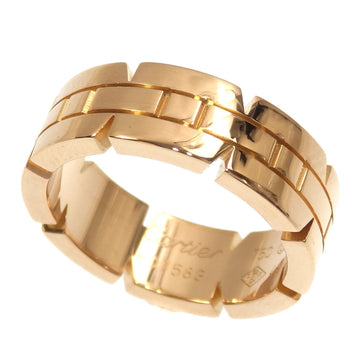 CARTIER Tank Française Ring Women's K18YG No. 9 8.3g 18K 750 Yellow Gold