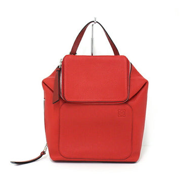 Loewe Goya Small Backpack 307.12 Scarlet Red Leather