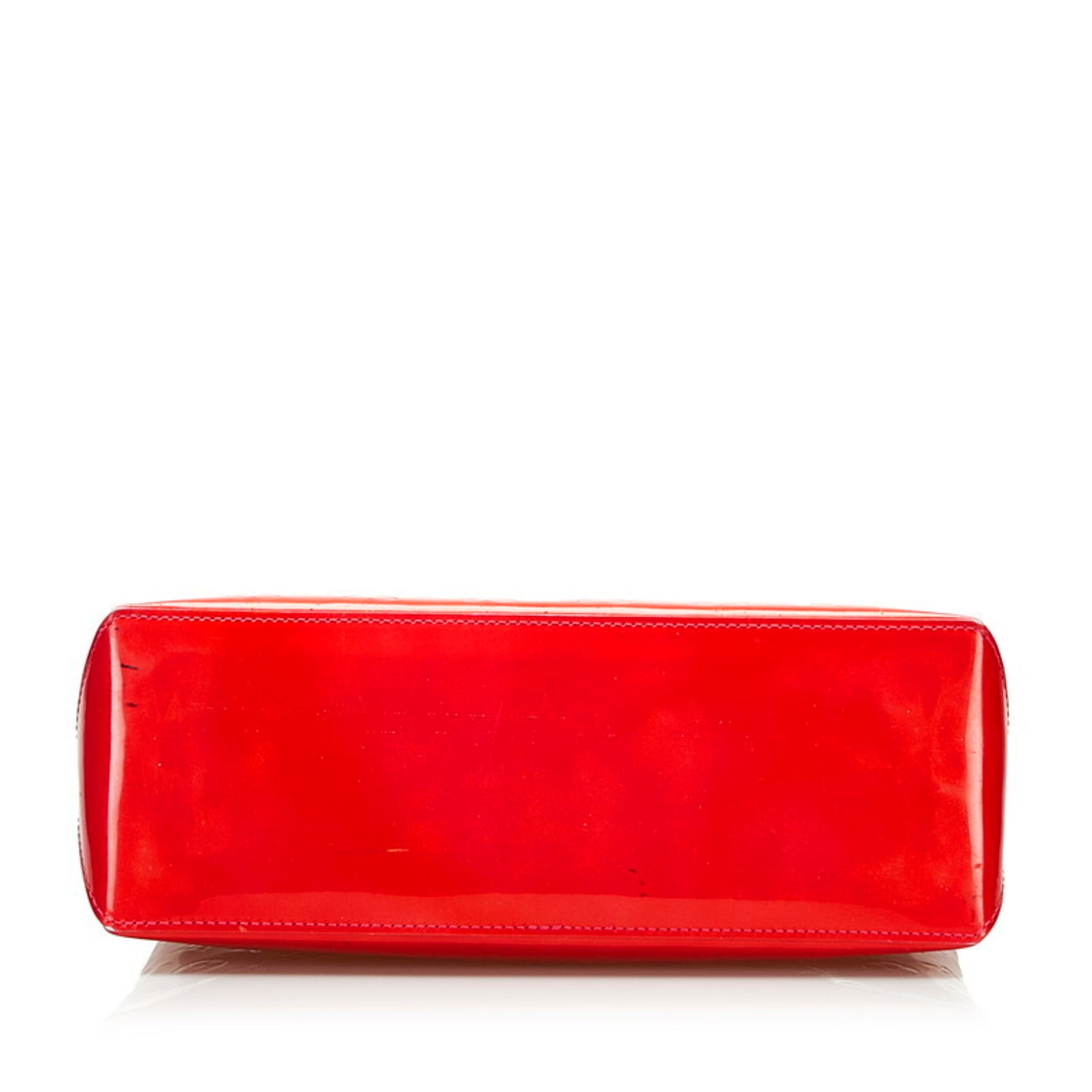 LOUIS VUITTON Handbag M93642 Wilshire PM Monogram Vernis Red Women Use –