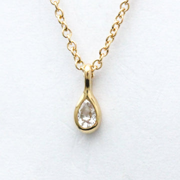 TIFFANY Diamond By The Yard Pear Shape Necklace Pink Gold [18K] Diamond Men,Women Fashion Pendant Necklace [Pink Gold]