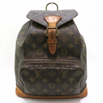 LOUIS VUITTON Monogram Montsouris GM M51135 Bag Backpack Unisex