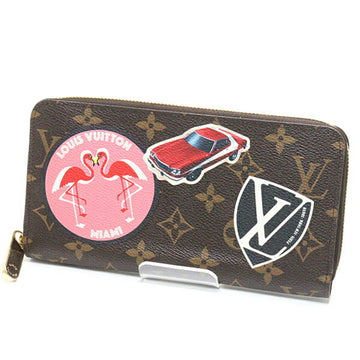 Louis Vuitton Monogram Sticker Zippy Round Long Wallet M62149