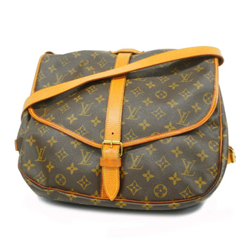 LOUIS VUITTONAuth  Monogram Saumur 35 M42254 Women's Shoulder Bag