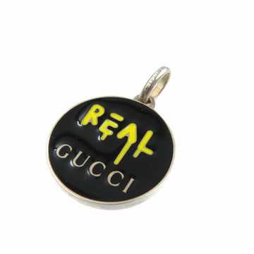 GUCCI Ghost REAL Silver 925 Black Yellow Necklace Top