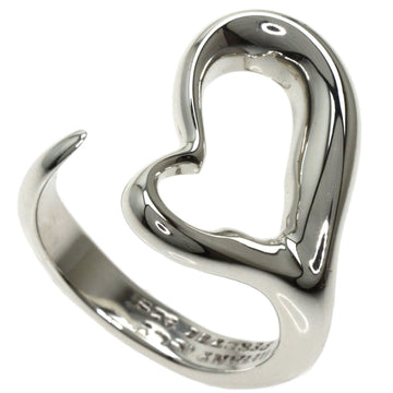TIFFANY Open Heart Ring Silver Ladies