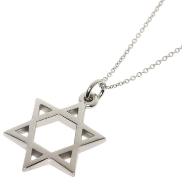 TIFFANY Star of David Necklace K18 White Gold Ladies  & Co.
