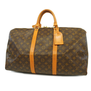 LOUIS VUITTONAuth  Monogram Keepol 50 M41426 Men,Women,Unisex Boston Bag