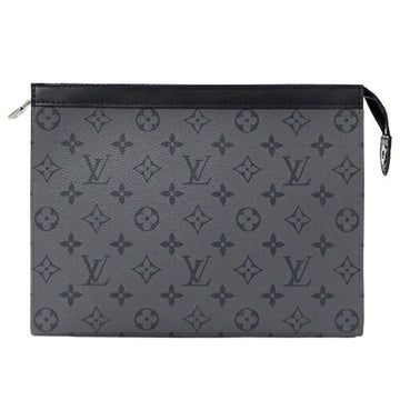 LOUIS VUITTON Bag Monogram Eclipse Reverse Men's Clutch Second Pouch Pochette Voyage M69535