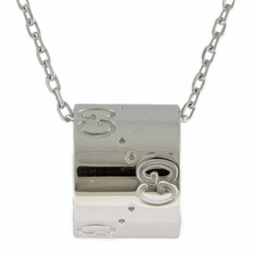 Gucci K18WG Accessory Necklace Icon Silver Ladies 18K K18 White Gold