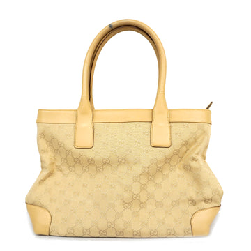 GUCCIAuth  GG Canvas Tote Bag 33890 GG Canvas Tote Bag Beige