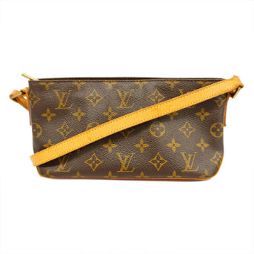 LOUIS VUITTON Shoulder Bag Monogram Trotter M51240 Brown Ladies