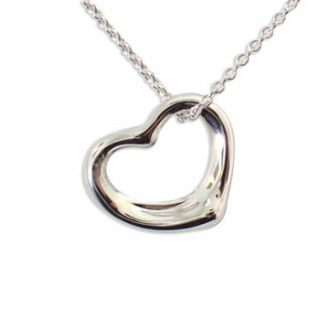 TIFFANY 925 open heart pendant necklace