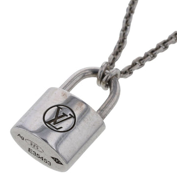 LOUIS VUITTON Necklace Pandantif Silver Lockit Padlock 925 Ladies