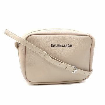 BALENCIAGA Shoulder Bag Everyday 2.0 Medium Camera Women's Light Beige Leather 67926715YUN9560