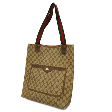 GUCCIAuth  Sherry Line Tote Bag 39 02 003 GG Supreme Handbag,Tote Bag Beige