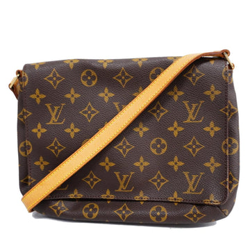 LOUIS VUITTON Shoulder Bag Monogram Musette Tango Short Strap M51257 Brown Ladies