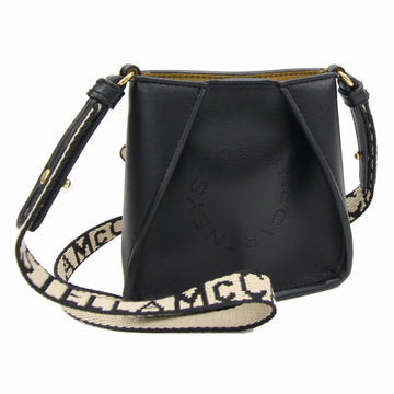 Stella McCartney Shoulder Bag 700159 Black Faux Leather Ladies Mini Crossbody STELLA McCARTNEY
