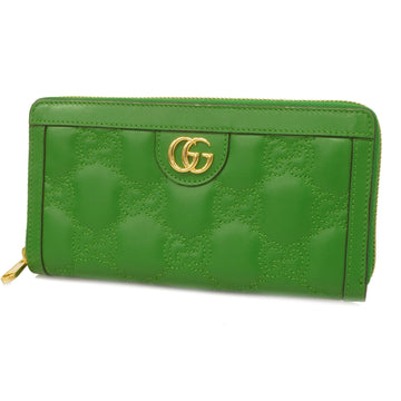 GUCCIAuth  GG Matelasse 723784 Women's Leather Long Wallet [bi-fold]