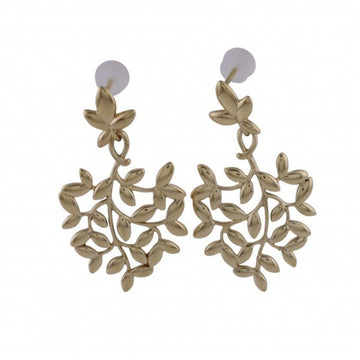 TIFFANY Olive Leaf Drop Paloma Picasso Earrings/Earrings K18YG Yellow Gold