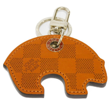 LOUIS VUITTON Keychain Summer Melody Logo Punching Bear Damier Brown MP1320 Men's Women's