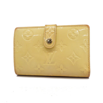 LOUIS VUITTONAuth  Monogram Vernis Portomone Vienois M91363 Women's Wallet Pearl
