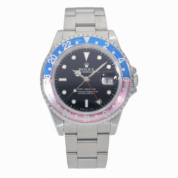 ROLEX GMT Master Red Blue/Pepsi Black 16700 No. X Men's Watch