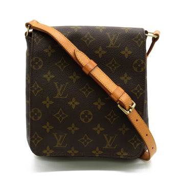 LOUIS VUITTON Musette Salsa Short Shoulder Bag Brown Monogram PVC coated canvas M51258