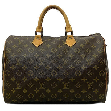 Louis Vuitton Handbag Speedy 35 Brown Monogram M41526 Boston VL882 LOUIS VUITTON Women's Men's Small Nume