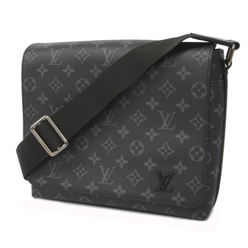 LOUIS VUITTONAuth  Monogram Eclipse District PM M44000 Men's Shoulder Bag