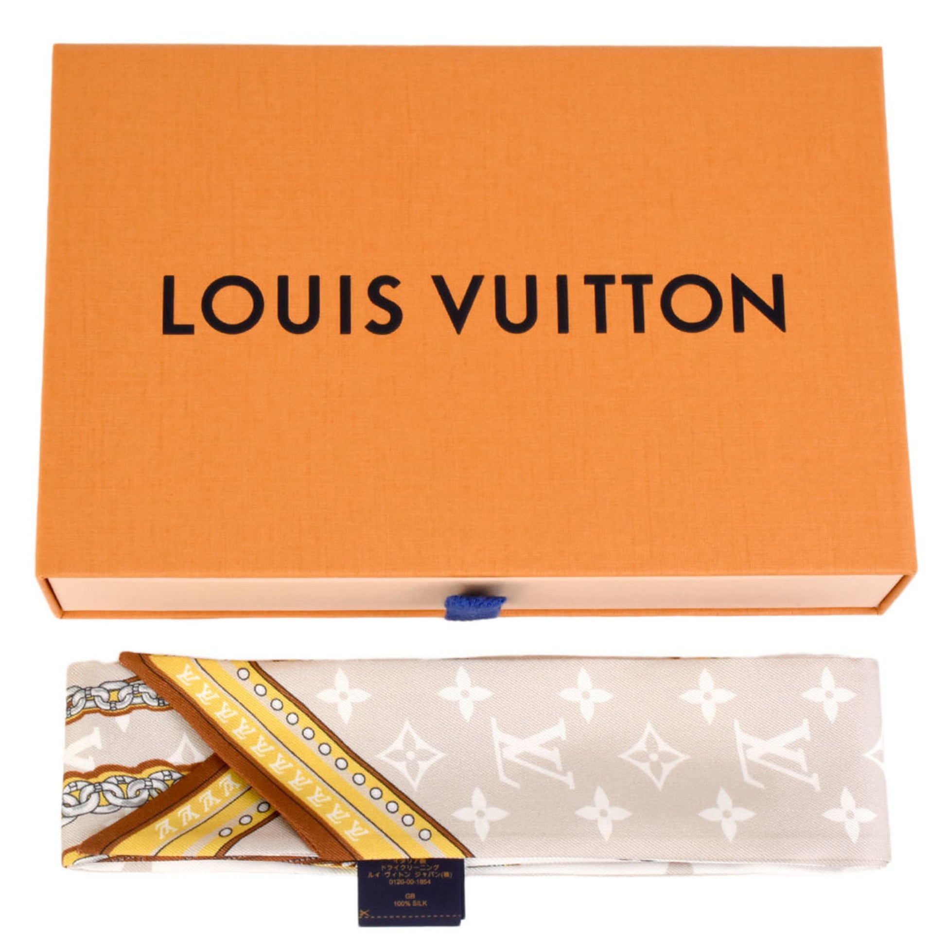 Louis Vuitton Silk Ultimate Monogram BB Bandeau Scarf (SHF-owHmv7