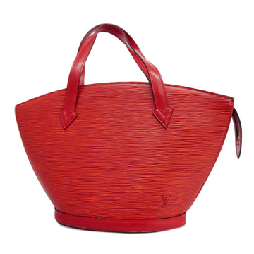 LOUIS VUITTONAuth  Epi Saint Jacques M52277 Women's Handbag Castilian Red