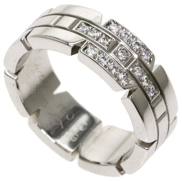 Cartier Tank Francaise Diamond # 49 Ring / K18 White Gold Ladies CARTIER