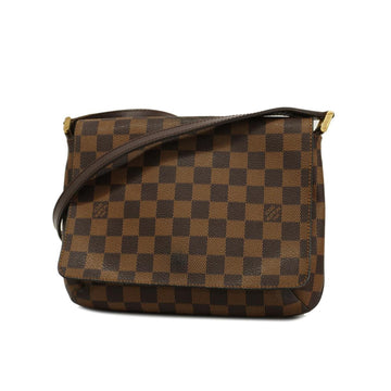 LOUIS VUITTON Shoulder Bag Damier Musette Tango N51301 Brown Ladies