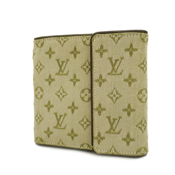 LOUIS VUITTON Tri-Fold Wallet Monogram Mini Portobiert Credimonet M92240 Khaki Ladies