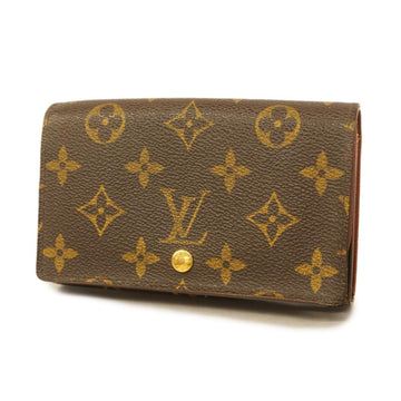 LOUIS VUITTON Wallet Monogram Portefeuille Tresor M61736 Brown Men's Women's