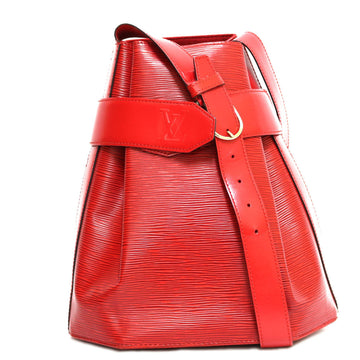 LOUIS VUITTON Shoulder Bag Episack De Paul M80207 Red Castilean Ladies