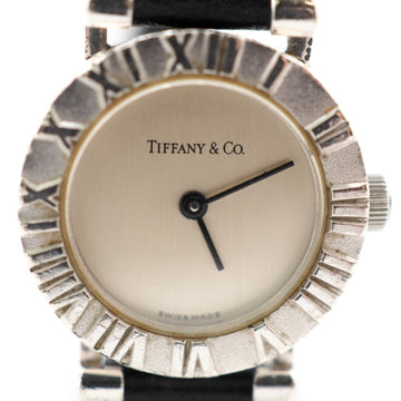 TIFFANY&Co.  S0640 43.183 Atlas Quartz QZ Watch Silver Ladies